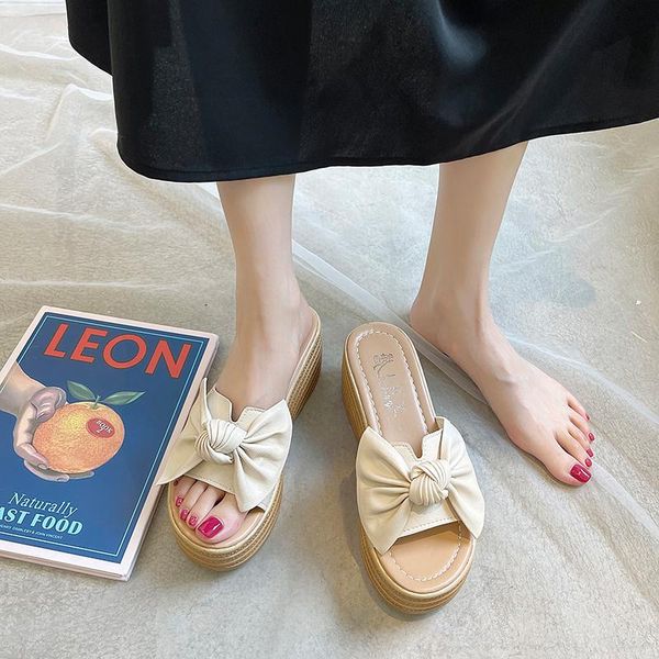 slippers shoes on a wedge heels slipers women platform slides butterfly-knot fashion high 2021 luxury soft summer pu woma, Black
slippers shoes on a wedge heels slipers women platform slides butterfly-knot fashion high 2021 luxury soft summer pu woma, Black