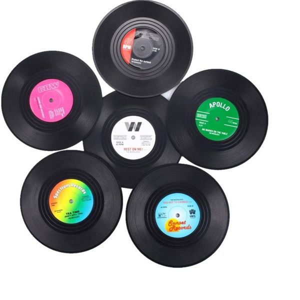 mats & pads 6 pcs fun drink coasters retro disk deskprotection cd heat resistant anti-slip mat kitchen accessories tools
mats & pads 6 pcs fun drink coasters retro disk deskprotection cd heat resistant anti-slip mat kitchen accessories tools