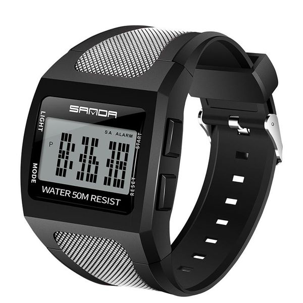 wristwatches men's outdoor multifunctional chronograph digital electronic sports square luminous waterproof watches reloj hombre 222, Slivery;brown
wristwatches men's outdoor multifunctional chronograph digital electronic sports square luminous waterproof watches reloj hombre 222, Slivery;brown