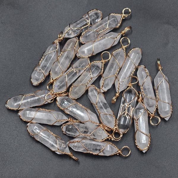 natural stone white crystal hexagonal pillar charms quartz stone chakra handmade gold iron wire pendants for jewelry making wholesale, Bronze;silver
natural stone white crystal hexagonal pillar charms quartz stone chakra handmade gold iron wire pendants for jewelry making wholesale, Bronze;silver