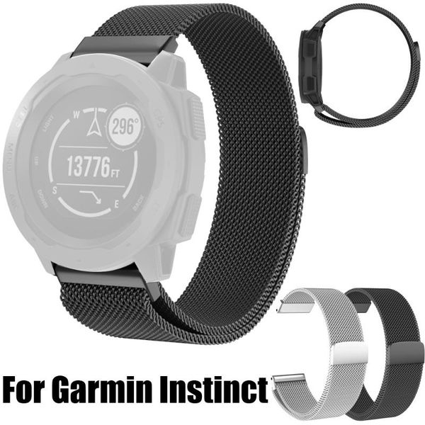 watch bands otoky luxury milanese magnetic loop stainless steel wristband band for garmin instinct bracelet watchwrist, Black;brown
watch bands otoky luxury milanese magnetic loop stainless steel wristband band for garmin instinct bracelet watchwrist, Black;brown
