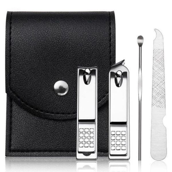 nail art kits 4pcs/set files clippers trimmer ear pick pedicure kit stainless steel portable care tool manicure with storage bag
nail art kits 4pcs/set files clippers trimmer ear pick pedicure kit stainless steel portable care tool manicure with storage bag
