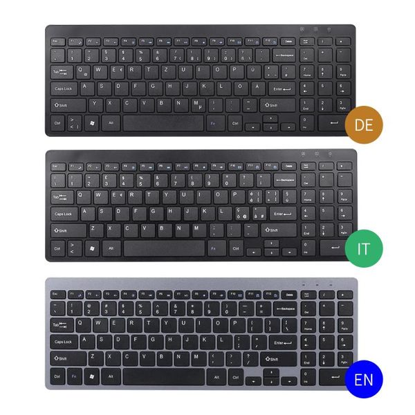 3 languages 2.4g wireless keyboard ultra-thin wireless keyboard mute 95 keys for pc lapblack
3 languages 2.4g wireless keyboard ultra-thin wireless keyboard mute 95 keys for pc lapblack