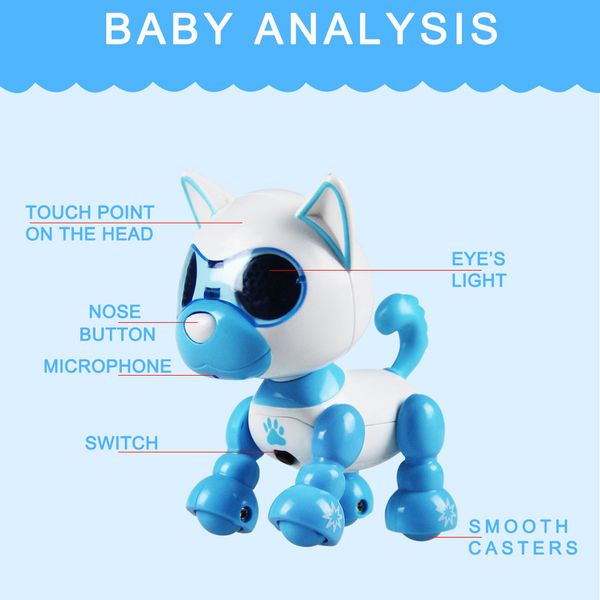 KaKBeir Electronic Smart Robot Dog Music Dance Walking Interaction Puppy Pet Robot Toy Intelligent Robots for Toys for Children, Plum
KaKBeir Electronic Smart Robot Dog Music Dance Walking Interaction Puppy Pet Robot Toy Intelligent Robots for Toys for Children, Plum