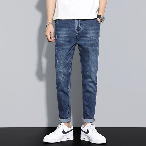men's jeans 2021 classic style men brand casual stretch slim fit denim pants blue black korean biker trousers male
men's jeans 2021 classic style men brand casual stretch slim fit denim pants blue black korean biker trousers male