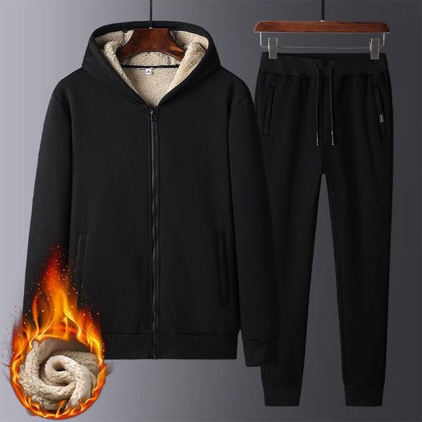 men's tracksuits boutique winter 2021 male add thick wool fleece set of two-piece leisure suit 95 lambs cotton a undertakes, Gray
men's tracksuits boutique winter 2021 male add thick wool fleece set of two-piece leisure suit 95 lambs cotton a undertakes, Gray