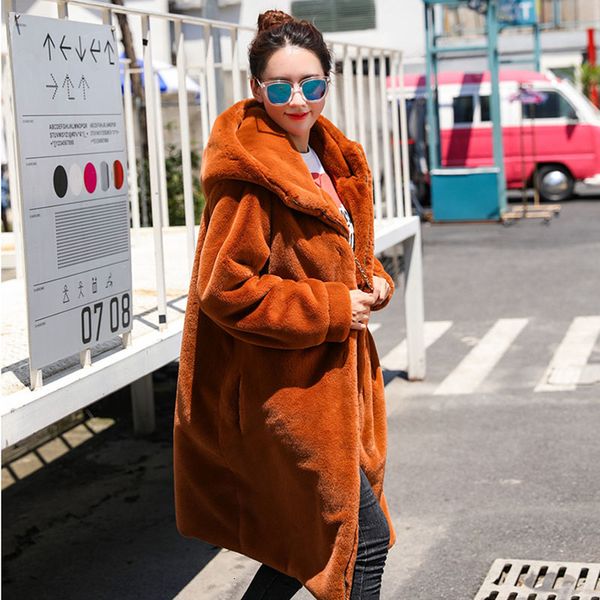 winter thick warm 3 color long coat women outerwear plus size loose zipper faux rabbit fur jacket female aq63, Black
winter thick warm 3 color long coat women outerwear plus size loose zipper faux rabbit fur jacket female aq63, Black
