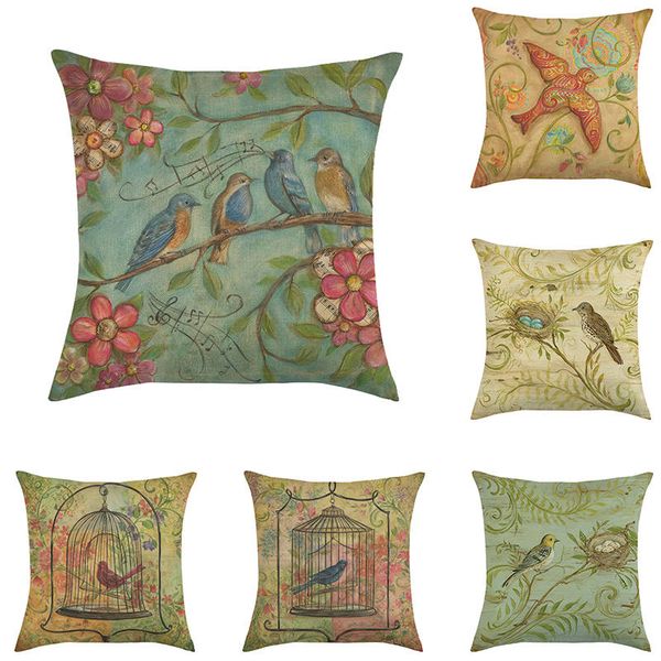 vines and birds in retro style linen/cotton throw pillow covers couch cushion cover home decorative pillow covers
vines and birds in retro style linen/cotton throw pillow covers couch cushion cover home decorative pillow covers