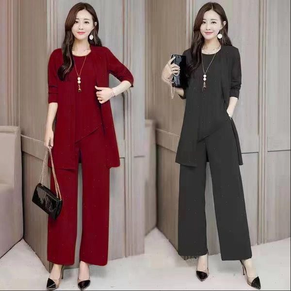 autumn and winter fashion womens pants suit western style slimming coat three piece sets, White
autumn and winter fashion womens pants suit western style slimming coat three piece sets, White