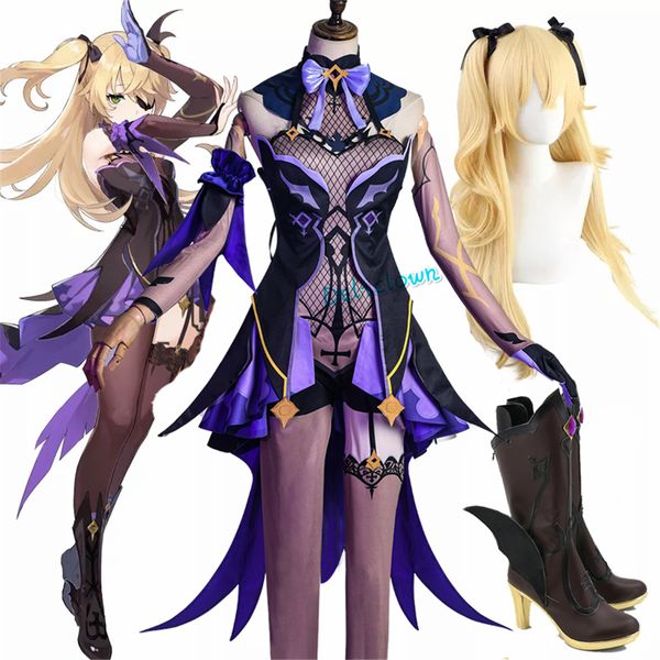 anime costumes game genshin impact fischl cosplay costume wigs shoes women anime outfits dress halloween carnival uniform, Black
anime costumes game genshin impact fischl cosplay costume wigs shoes women anime outfits dress halloween carnival uniform, Black