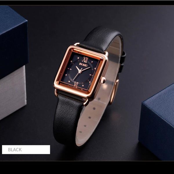 wristwatches skmei 1702 retro square pin buckle ladies watch quartz movement simple waterproof japanese and korean leather strap, Slivery;brown
wristwatches skmei 1702 retro square pin buckle ladies watch quartz movement simple waterproof japanese and korean leather strap, Slivery;brown