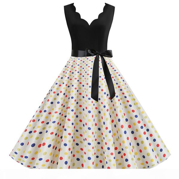 #jy14702 wholesale ladies summer clothing flora digital printing v-neck sleeveless back zipper women's polka dots causal party dresses, Black;gray
#jy14702 wholesale ladies summer clothing flora digital printing v-neck sleeveless back zipper women's polka dots causal party dresses, Black;gray