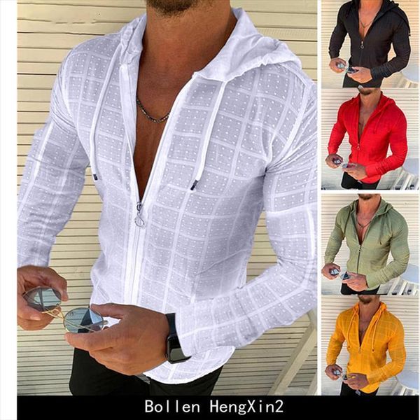 summer solid color casual mens t shirt plaid printing hoodie zipper fashion movement quick dry long sleeved, White;black
summer solid color casual mens t shirt plaid printing hoodie zipper fashion movement quick dry long sleeved, White;black