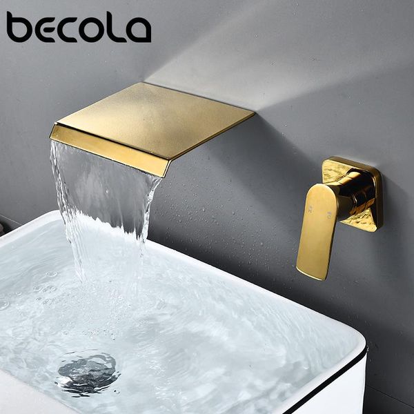 bathroom sink faucets becola matte black/chrome faucet wall mounted waterfall washing basin taps & cold out water mixer tap
bathroom sink faucets becola matte black/chrome faucet wall mounted waterfall washing basin taps & cold out water mixer tap