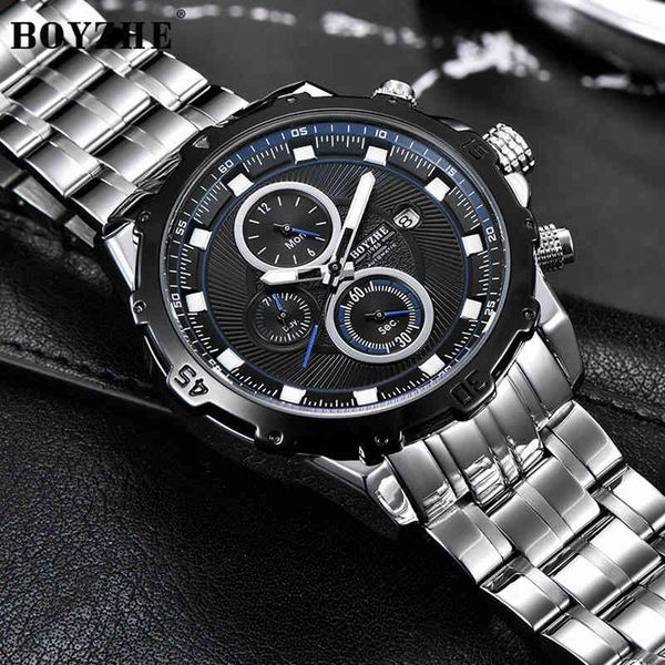 boyzhe new design black sier automatic clock rustless steel date lighting men business mechanical wl016g, Slivery;brown
boyzhe new design black sier automatic clock rustless steel date lighting men business mechanical wl016g, Slivery;brown