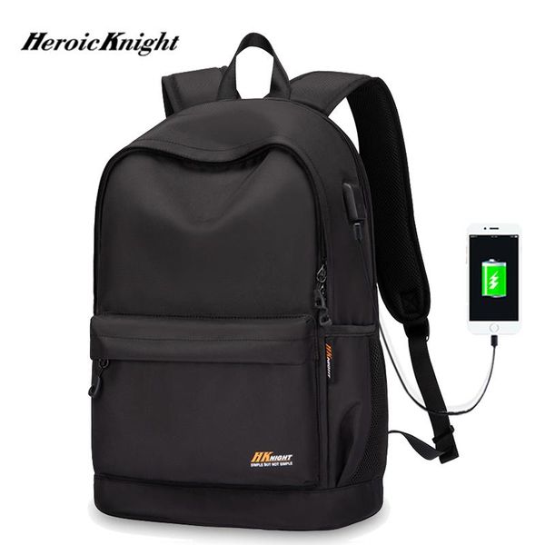 heroic knight men's fashion backpack 15.6 inch lapschool backpack male student water repellent short trip sport travel bag
heroic knight men's fashion backpack 15.6 inch lapschool backpack male student water repellent short trip sport travel bag