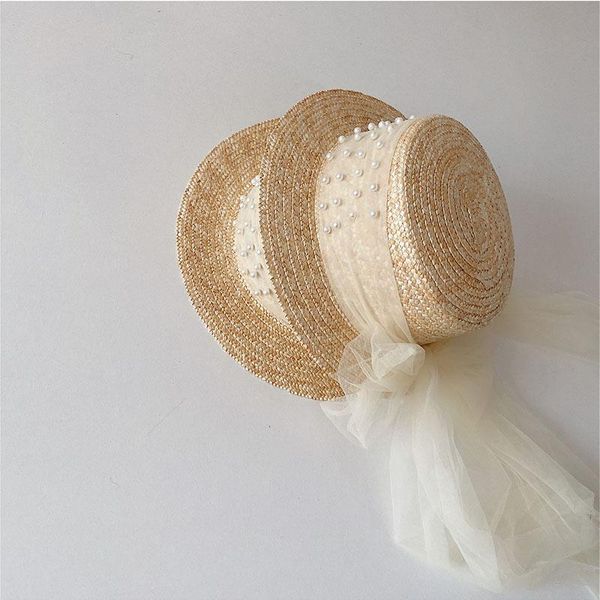 caps & hats cute children's cap straw hat pearl decoration lace bandage flat sun protection girl wide brim beach, Yellow
caps & hats cute children's cap straw hat pearl decoration lace bandage flat sun protection girl wide brim beach, Yellow
