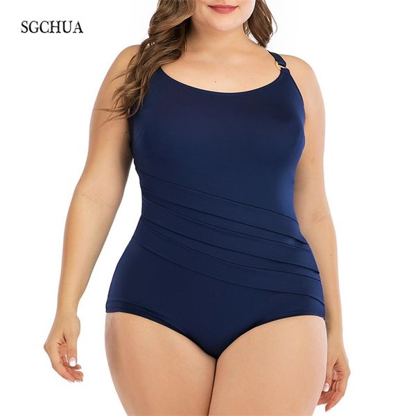 sgchua big size 6xl swimwear women plus large solid blue swimsuit shape backless beach pleated bathing suit 210728, White;black
sgchua big size 6xl swimwear women plus large solid blue swimsuit shape backless beach pleated bathing suit 210728, White;black
