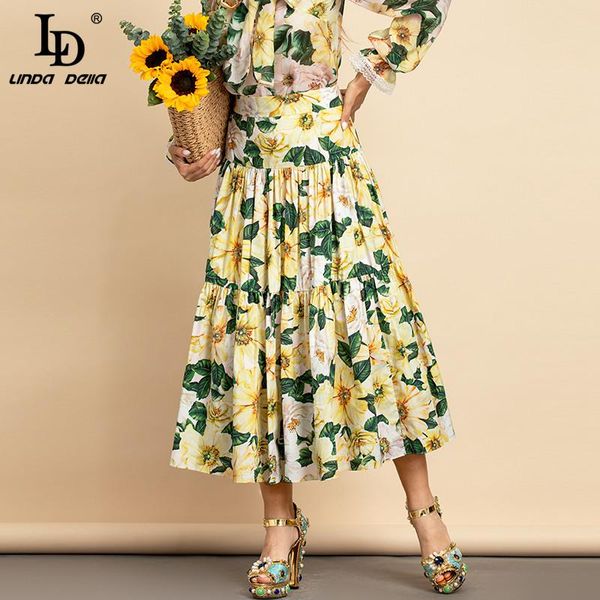 skirts ld linda della 2021 summer fashion designer cotton women high waist yellow camellia floral print elegant midi skirt, Black
skirts ld linda della 2021 summer fashion designer cotton women high waist yellow camellia floral print elegant midi skirt, Black