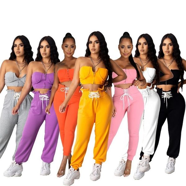 2021 new peice set two piece 2 pieces sets women outfits crop pants tracksuit clothes for female inli, White
2021 new peice set two piece 2 pieces sets women outfits crop pants tracksuit clothes for female inli, White