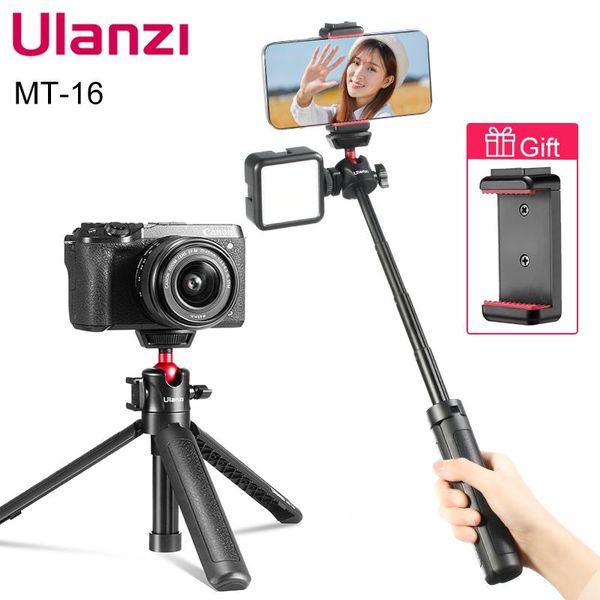 tripods ulanzi mt-16 dslr slr smartphone vlog tripod with cold shoe phone mount holder for microphone led light mini
tripods ulanzi mt-16 dslr slr smartphone vlog tripod with cold shoe phone mount holder for microphone led light mini