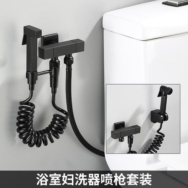 bidet faucets full copper faucet flush toilet spray gun black women washer set high-pressure tap nozzle
bidet faucets full copper faucet flush toilet spray gun black women washer set high-pressure tap nozzle