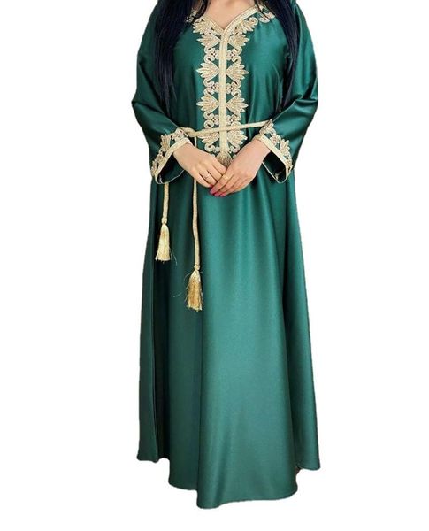 casual dresses satin maxi dress for women elegant ethnic embroidery gilding jalabiya muslim dubai arabic moroccan kaftan robe green, Black;gray
casual dresses satin maxi dress for women elegant ethnic embroidery gilding jalabiya muslim dubai arabic moroccan kaftan robe green, Black;gray