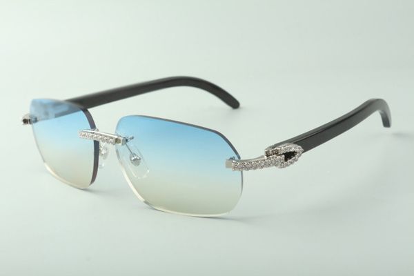 designer medium diamond sunglasses 3524024 with black buffalo horn legs glasses,direct sales, size: 18-140mm, White;black
designer medium diamond sunglasses 3524024 with black buffalo horn legs glasses,direct sales, size: 18-140mm, White;black