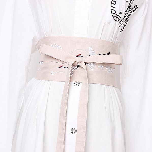 belts women's runway fashion bird embroidery cotton linen cummerbunds female dress corsets waistband decoration wide belt tb1346, Black;brown
belts women's runway fashion bird embroidery cotton linen cummerbunds female dress corsets waistband decoration wide belt tb1346, Black;brown