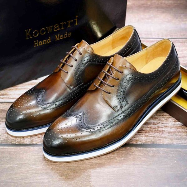 dress shoes size 6 to 12 mens leather casual handmade wingtip brogue british oxford brown lace up flat fashion street for men abc3, Black
dress shoes size 6 to 12 mens leather casual handmade wingtip brogue british oxford brown lace up flat fashion street for men abc3, Black