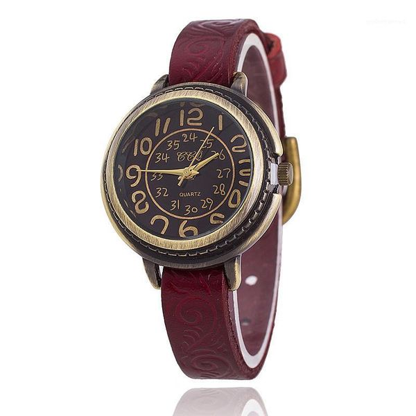 wristwatches geneva womens wrist watch vintage fine brown genuine cowhide strap double digital copper subdial ladies quartz, Slivery;brown
wristwatches geneva womens wrist watch vintage fine brown genuine cowhide strap double digital copper subdial ladies quartz, Slivery;brown
