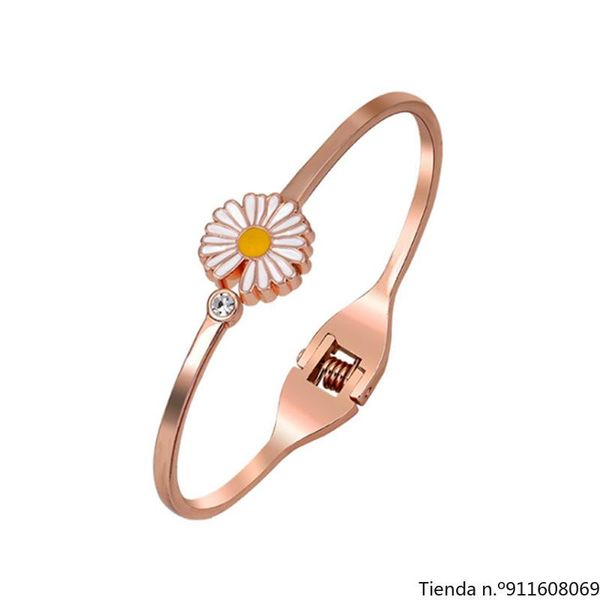 party favor product small daisy bracelet rose gold ladies open adjustable chrysanthemum
party favor product small daisy bracelet rose gold ladies open adjustable chrysanthemum