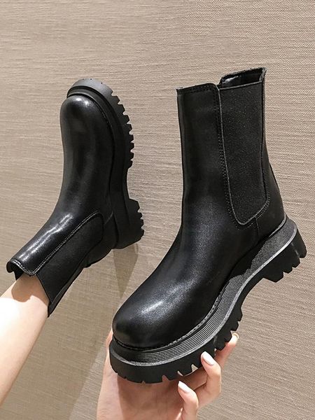 boots women's shoes ankle 2021 autumn and winter thick-soled thick heel round toe mid-tube motorcycle, Black
boots women's shoes ankle 2021 autumn and winter thick-soled thick heel round toe mid-tube motorcycle, Black