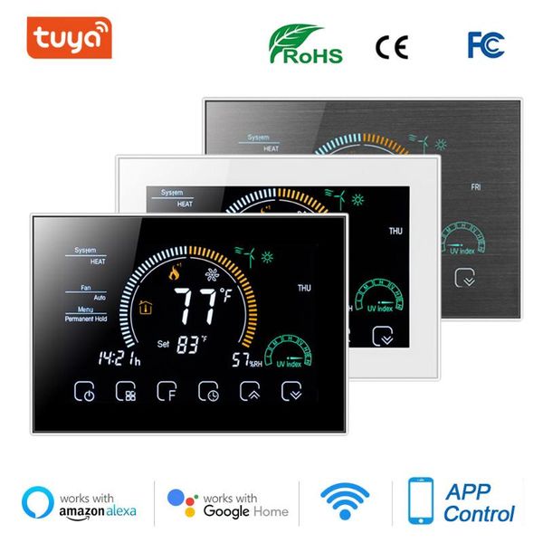 smart home control heat pump digital room wireless thermostat floor heating system with wifi function for central residential hvac tuya app
smart home control heat pump digital room wireless thermostat floor heating system with wifi function for central residential hvac tuya app