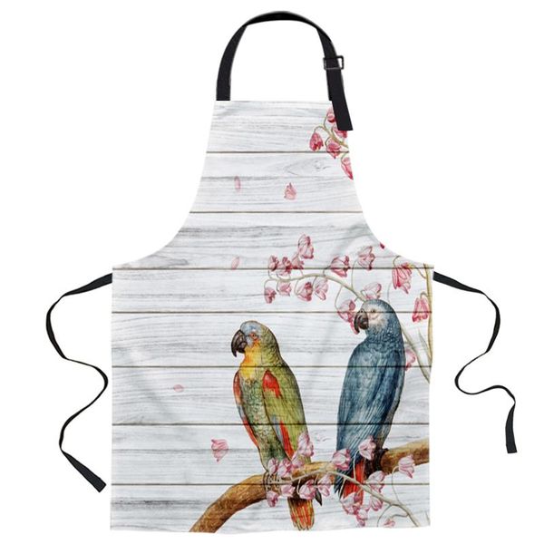 aprons parrot flowers on wooden board printed kitchen cooking baking canvas sleeveless for women man kids home delantal cocina
aprons parrot flowers on wooden board printed kitchen cooking baking canvas sleeveless for women man kids home delantal cocina
