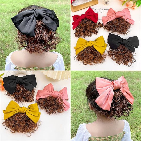 hair accessories wyinya children's clips female cute princess curly braids headdress wig styling girls bow hairpin, Slivery;white
hair accessories wyinya children's clips female cute princess curly braids headdress wig styling girls bow hairpin, Slivery;white