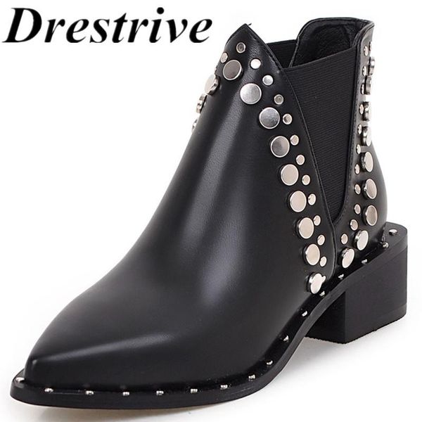 boots drestrive women ankle pu leather pointed toe rivet thick low heels 2021 fashion winter shoes black size 41
boots drestrive women ankle pu leather pointed toe rivet thick low heels 2021 fashion winter shoes black size 41