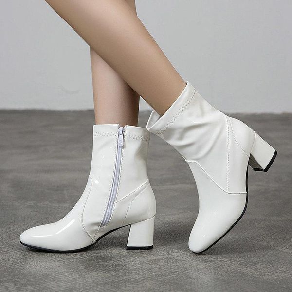 boots fashion women ankle comfortable square heel zipper toe short autumn winter shoes black
boots fashion women ankle comfortable square heel zipper toe short autumn winter shoes black