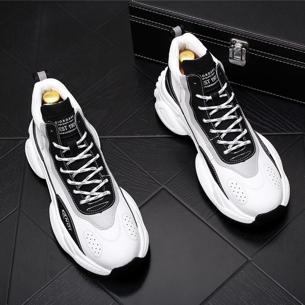 luxury designer casual high-shoes fashion men white breathable sneaker male leather trainers skateboard trend tides walking loafers y148, Black
luxury designer casual high-shoes fashion men white breathable sneaker male leather trainers skateboard trend tides walking loafers y148, Black