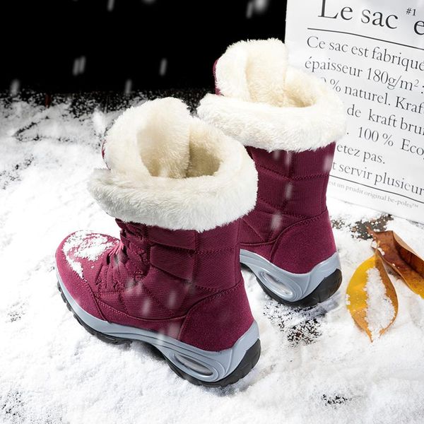 boots tuinanle quality waterproof winter women keep warm mid-calf snow ladies lace-up comfortable chaussures femme, Black
boots tuinanle quality waterproof winter women keep warm mid-calf snow ladies lace-up comfortable chaussures femme, Black