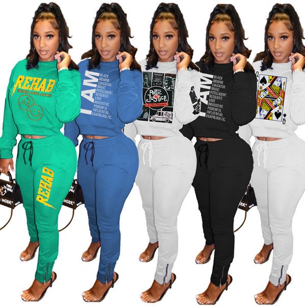 2021 womens 2 piece set outfits long sleeve tracksuit jogging sportsuit shirt leggings ladies new fashion sweatshirt pants sport suit, Gray
2021 womens 2 piece set outfits long sleeve tracksuit jogging sportsuit shirt leggings ladies new fashion sweatshirt pants sport suit, Gray