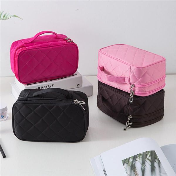 make up bag, diamond-pattern box, travel large capacity multi-room portable cosmetic pack, 2 layers, l / s
make up bag, diamond-pattern box, travel large capacity multi-room portable cosmetic pack, 2 layers, l / s