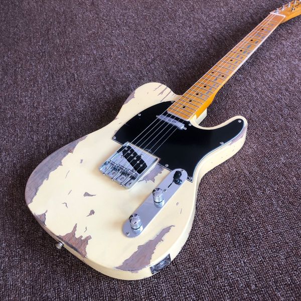 custom shop tele 6 strings electric guitar with maple fingerboard relics by hands guitarra
custom shop tele 6 strings electric guitar with maple fingerboard relics by hands guitarra