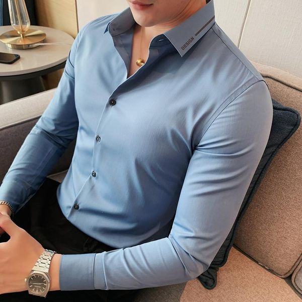 men's dress shirts non-iron long sleeve business for men clothing 2022 slim fit casual office blouse homme formal wear 4xl, White;black
men's dress shirts non-iron long sleeve business for men clothing 2022 slim fit casual office blouse homme formal wear 4xl, White;black