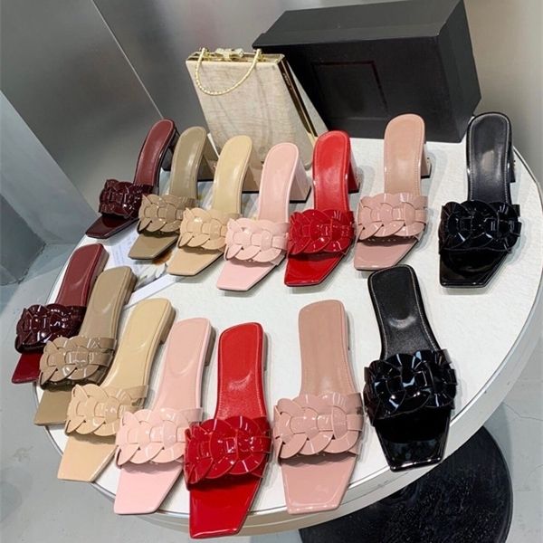 official website 70% off outlet new style square knitting simple flat bottomed slippers in summer of factory sale, Black 
official website 70% off outlet new style square knitting simple flat bottomed slippers in summer of factory sale, Black