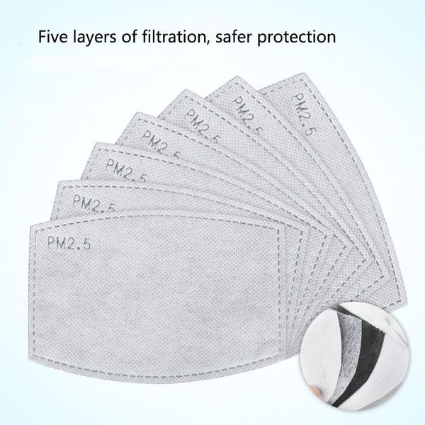 pm2.5 mask filter pad anti-fog mask pad replaceable filter 5-layer non-woven fabric activated carbon filter mask gasket 
pm2.5 mask filter pad anti-fog mask pad replaceable filter 5-layer non-woven fabric activated carbon filter mask gasket