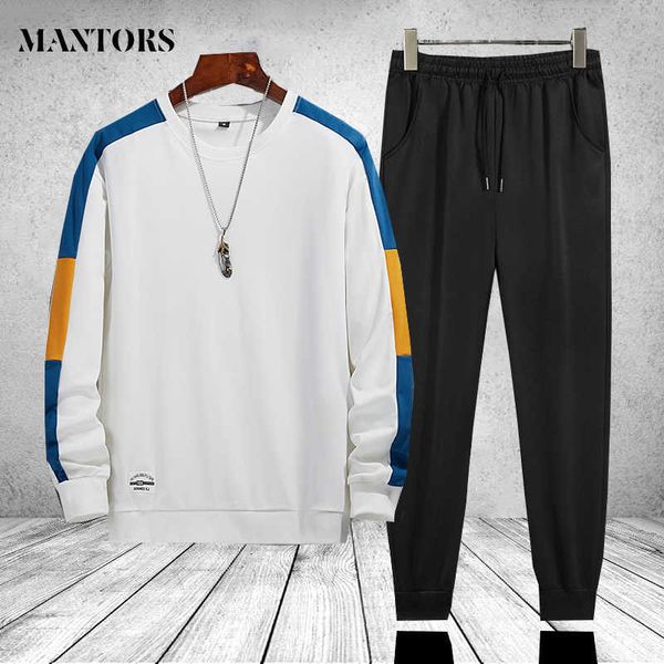 brand men casual sets patchwork autumn spring long sleeve men's hoodies+ pants two piece tracksuit male sportswear set plus size 210714, Gray
brand men casual sets patchwork autumn spring long sleeve men's hoodies+ pants two piece tracksuit male sportswear set plus size 210714, Gray
