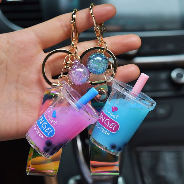 2021 fashion keychain milk tea fruit keychain liquid oil floating acrylic soda cup bag pendant small gift, Slivery;golden
2021 fashion keychain milk tea fruit keychain liquid oil floating acrylic soda cup bag pendant small gift, Slivery;golden