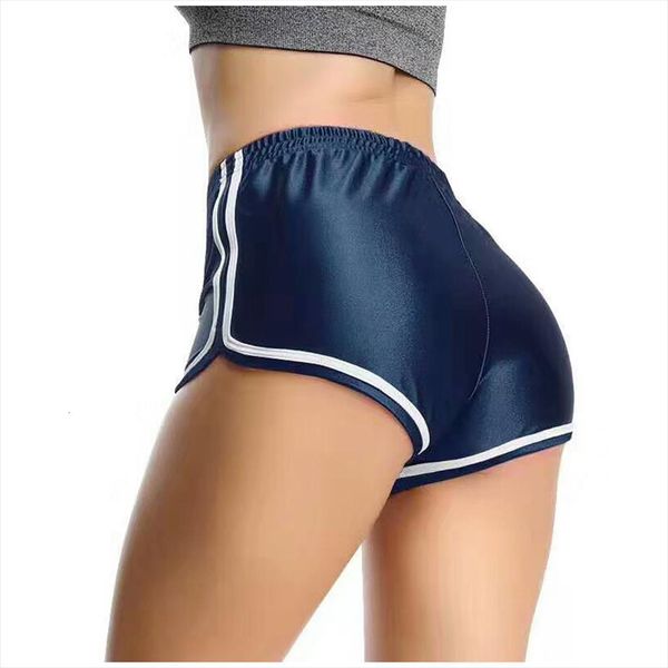 satin smooth summer running womens short contrast binding side split elastic waist patchwork casual beach party, White;black
satin smooth summer running womens short contrast binding side split elastic waist patchwork casual beach party, White;black