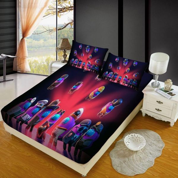 sheets & sets 3pc bed sheet with case cartoon astronaut printed fitted elastic linen polyester mattress cover queen size
sheets & sets 3pc bed sheet with case cartoon astronaut printed fitted elastic linen polyester mattress cover queen size